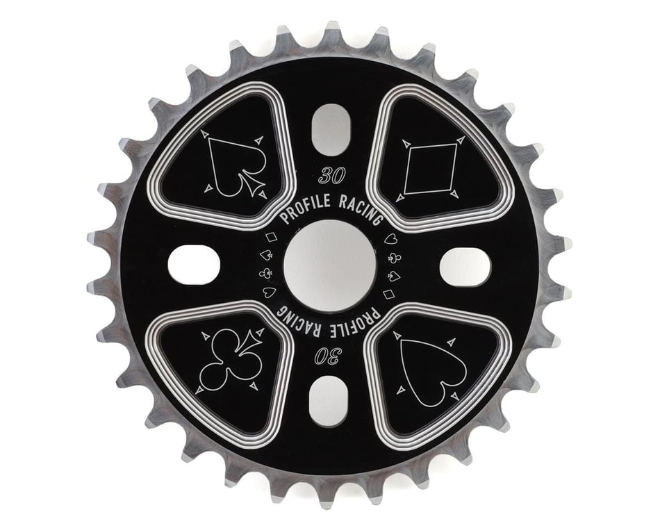 Profile Racing Blackjack Sprocket (Black) (30T)